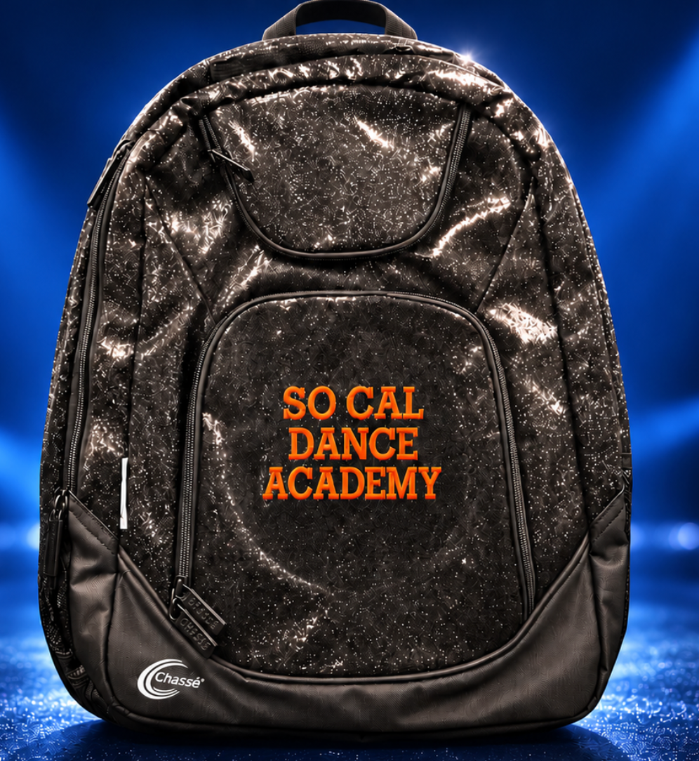 SCDA Glitter Backpack Curved Pocket