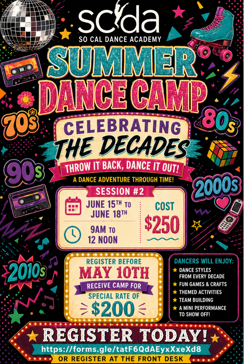 Summer Session #2 June 15th-June 18th