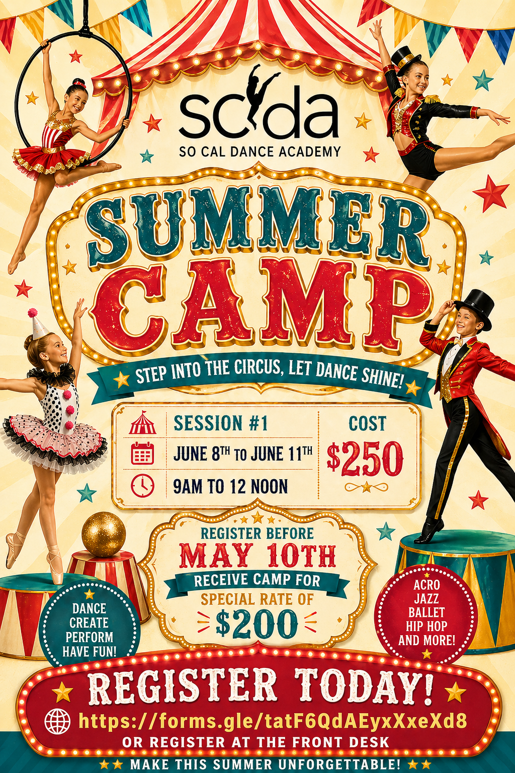 Summer Session #1 June 8th-June 11th